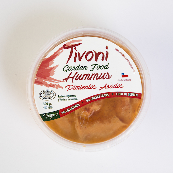 Hummus Tivoni Garden Foods Pimientos Asados