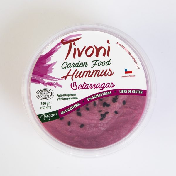 Hummus Tivoni Garden Foods Beterraga