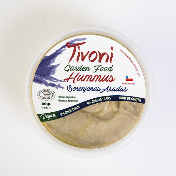 Hummus Tivoni Garden Foods Berenjenas Asadas